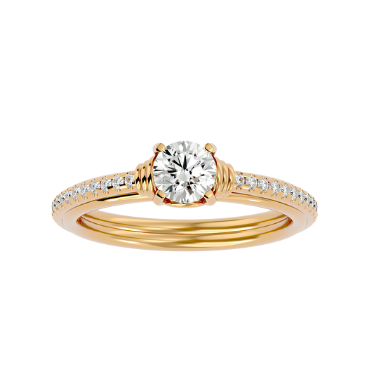 Autumn Solitaire Ring
