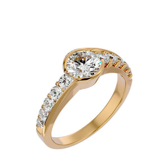 Maya Solitaire  Ring